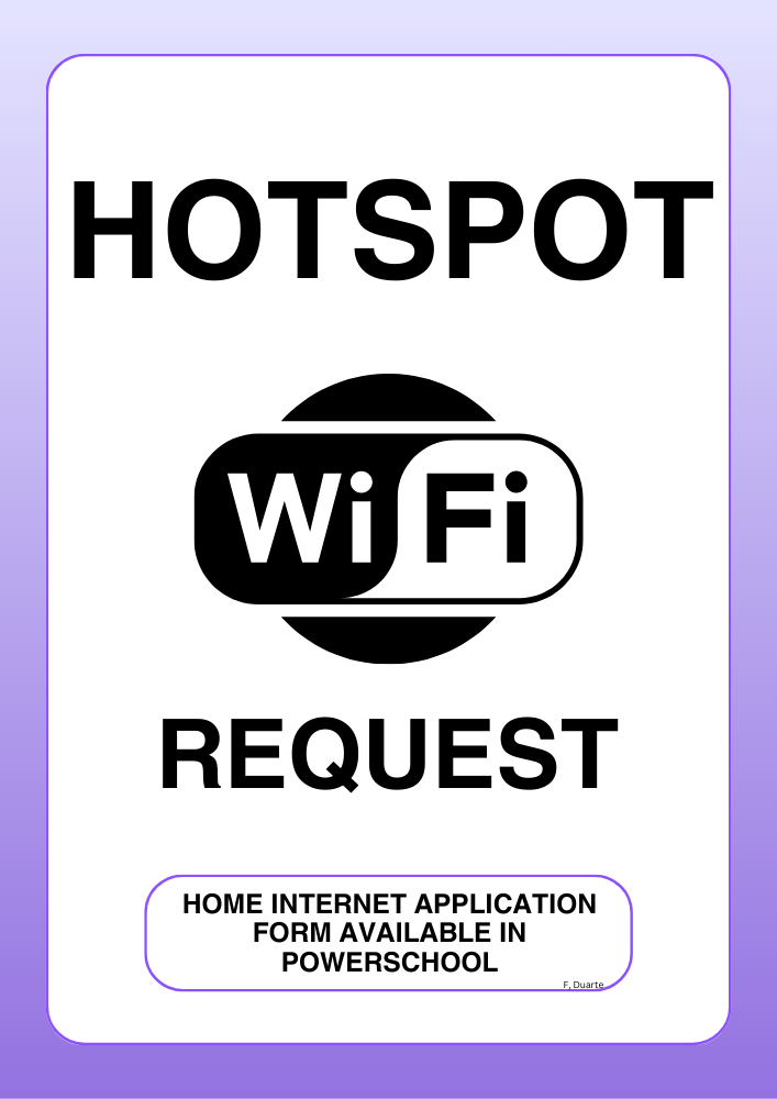 Hot Spot/Internet Request